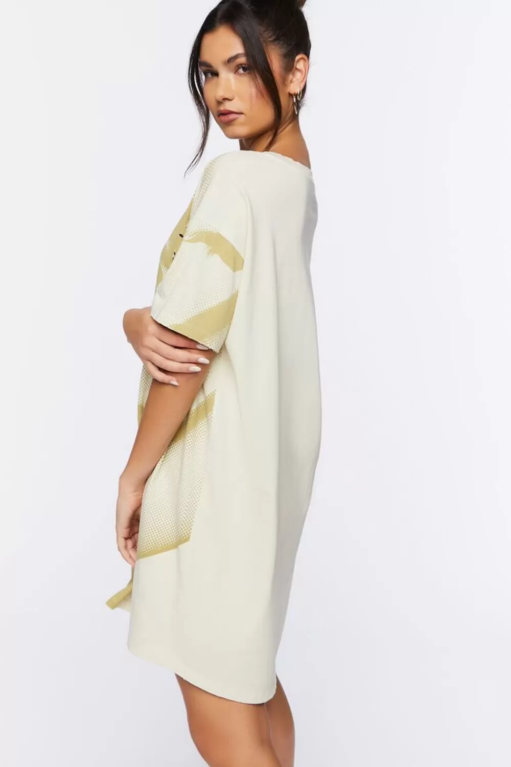 Forever 21 Face Graphic T-Shirt Dress | Women Dresses