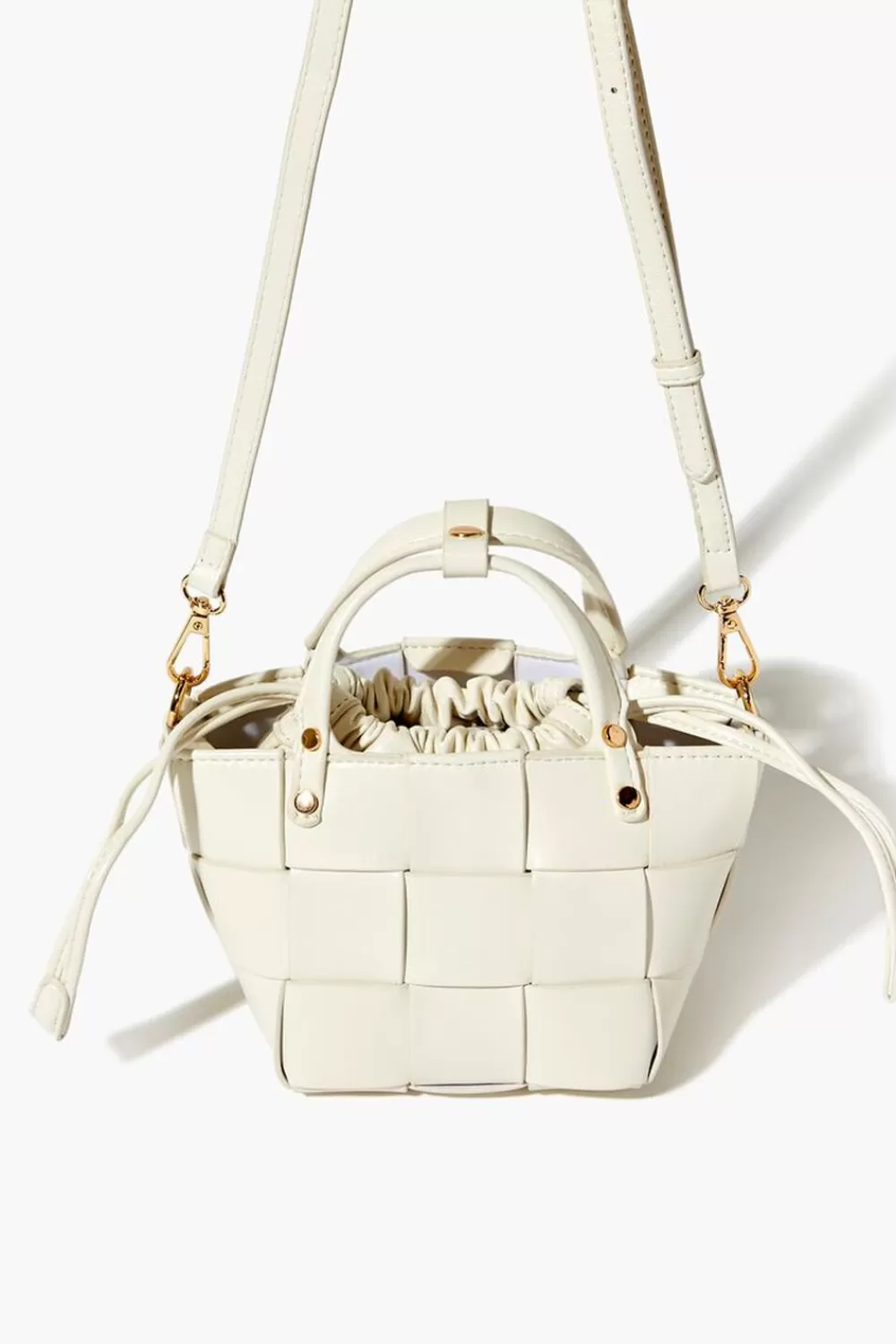 Bags + Backpacks>Forever 21 Faux Leather Crossbody Bag Set White
