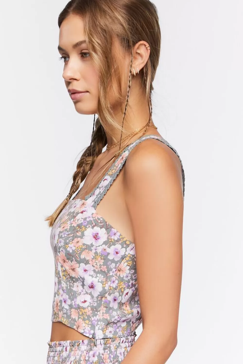 Forever 21 Floral Print Crop Top | Women Tops