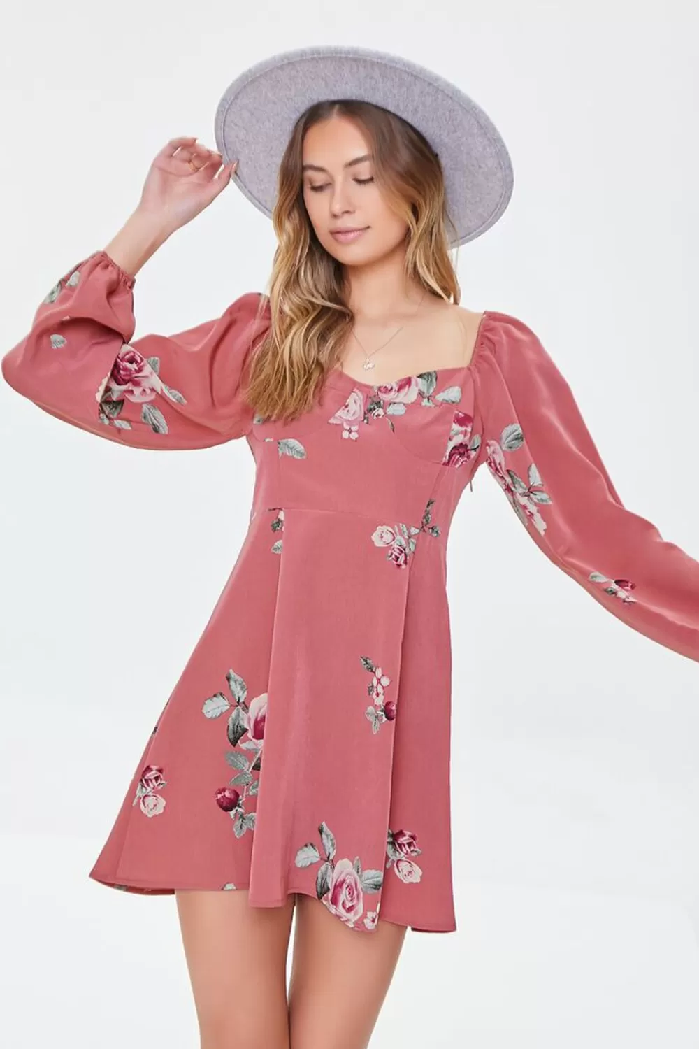 Forever 21 Floral Print Mini Dress | Women Dresses