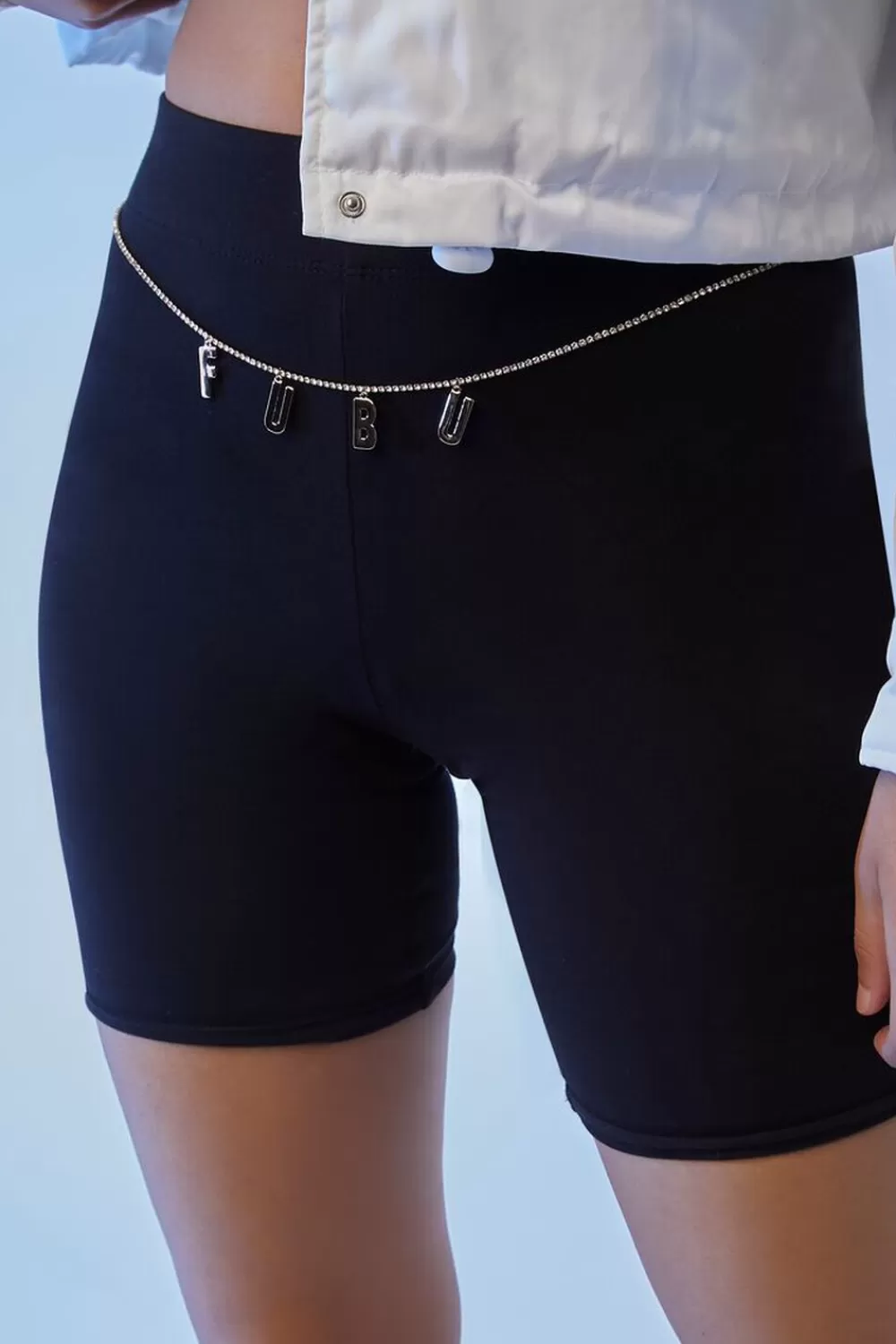 Body Jewelry>Forever 21 Fubu Belly Chain Gold/Clear