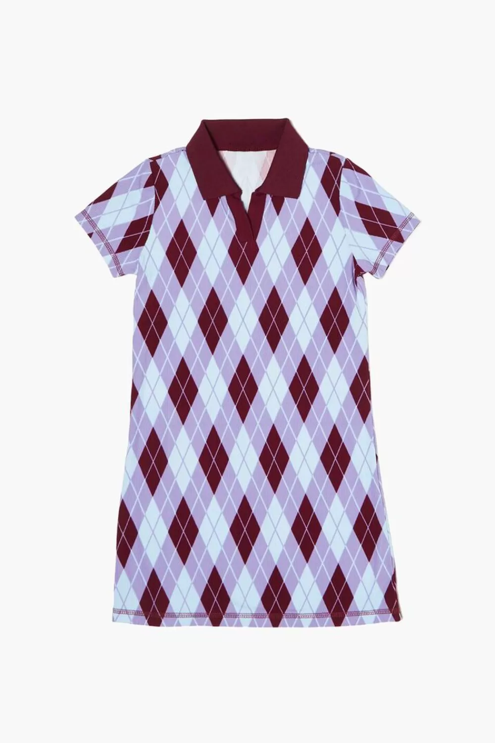 Dresses + Rompers>Forever 21 Girls Argyle Dress (Kids) Purple/Multi