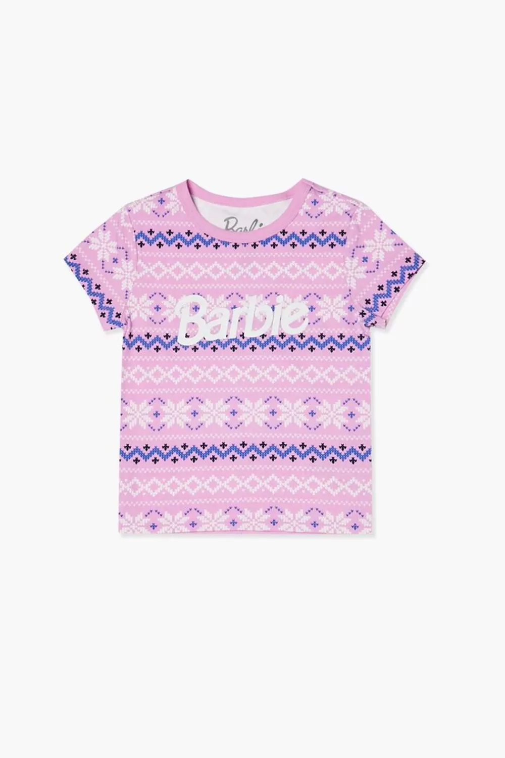 Tops>Forever 21 Girls Barbie Graphic Tee (Kids) Pink/Multi