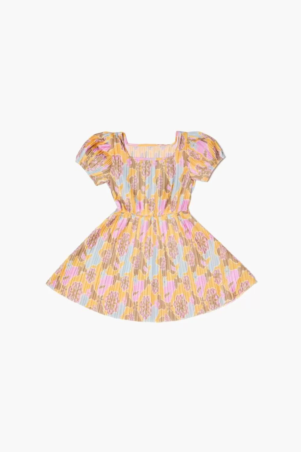 Dresses + Rompers>Forever 21 Girls Butterfly Print Dress (Kids) Yellow/Multi