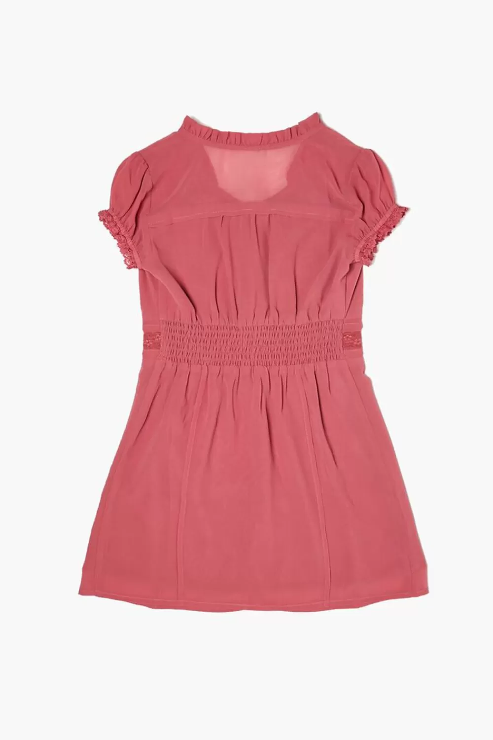 Dresses + Rompers>Forever 21 Girls Button-Front Dress (Kids) Dusty Pink