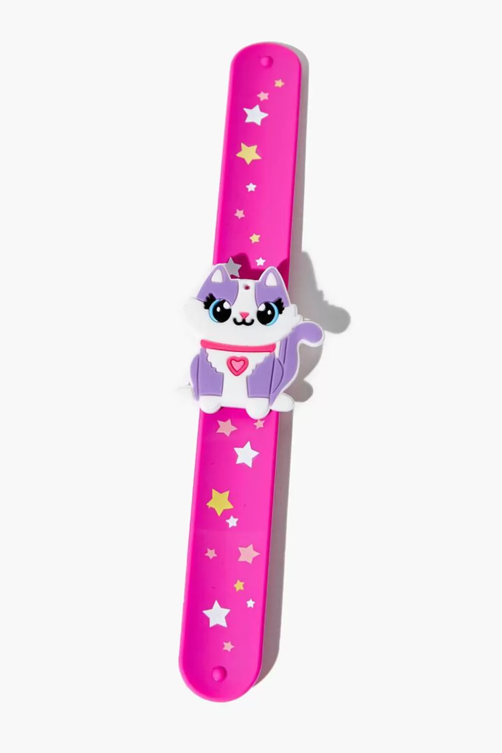Accessories>Forever 21 Girls Cat Snap Bracelet (Kids) Purple/Pink