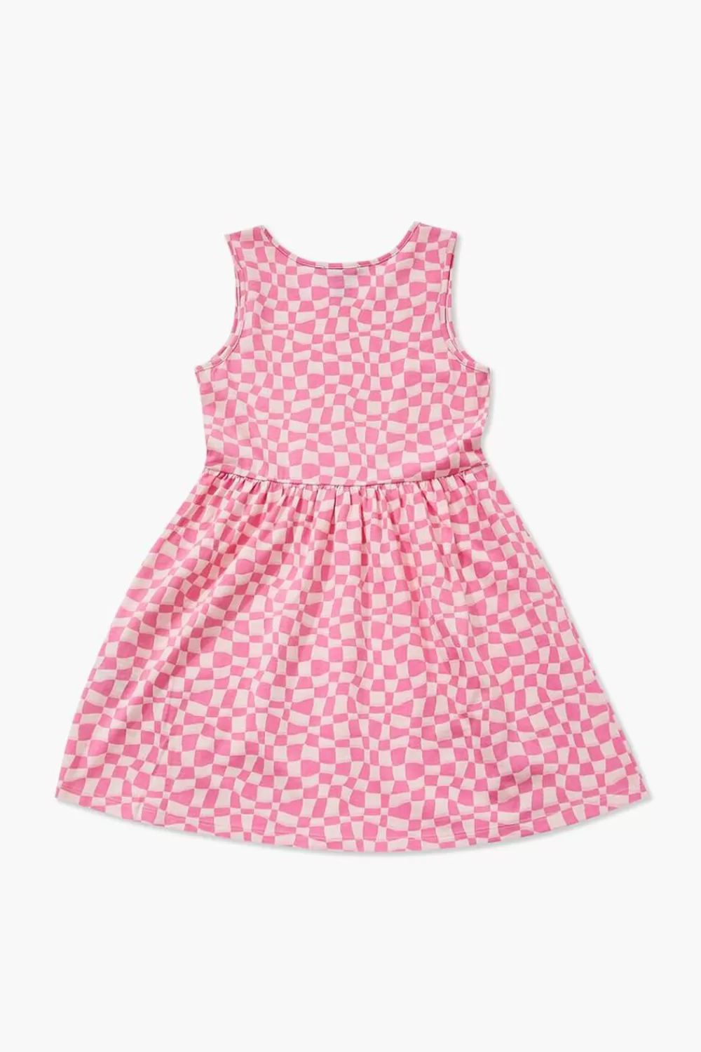 Dresses + Rompers>Forever 21 Girls Checkered A-Line Dress (Kids) Pink/Multi
