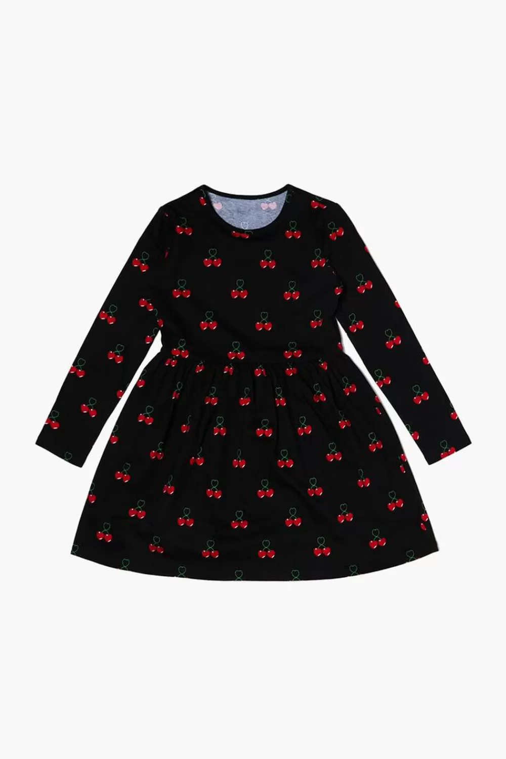 Dresses + Rompers>Forever 21 Girls Cherry Print Dress (Kids) Black/Multi
