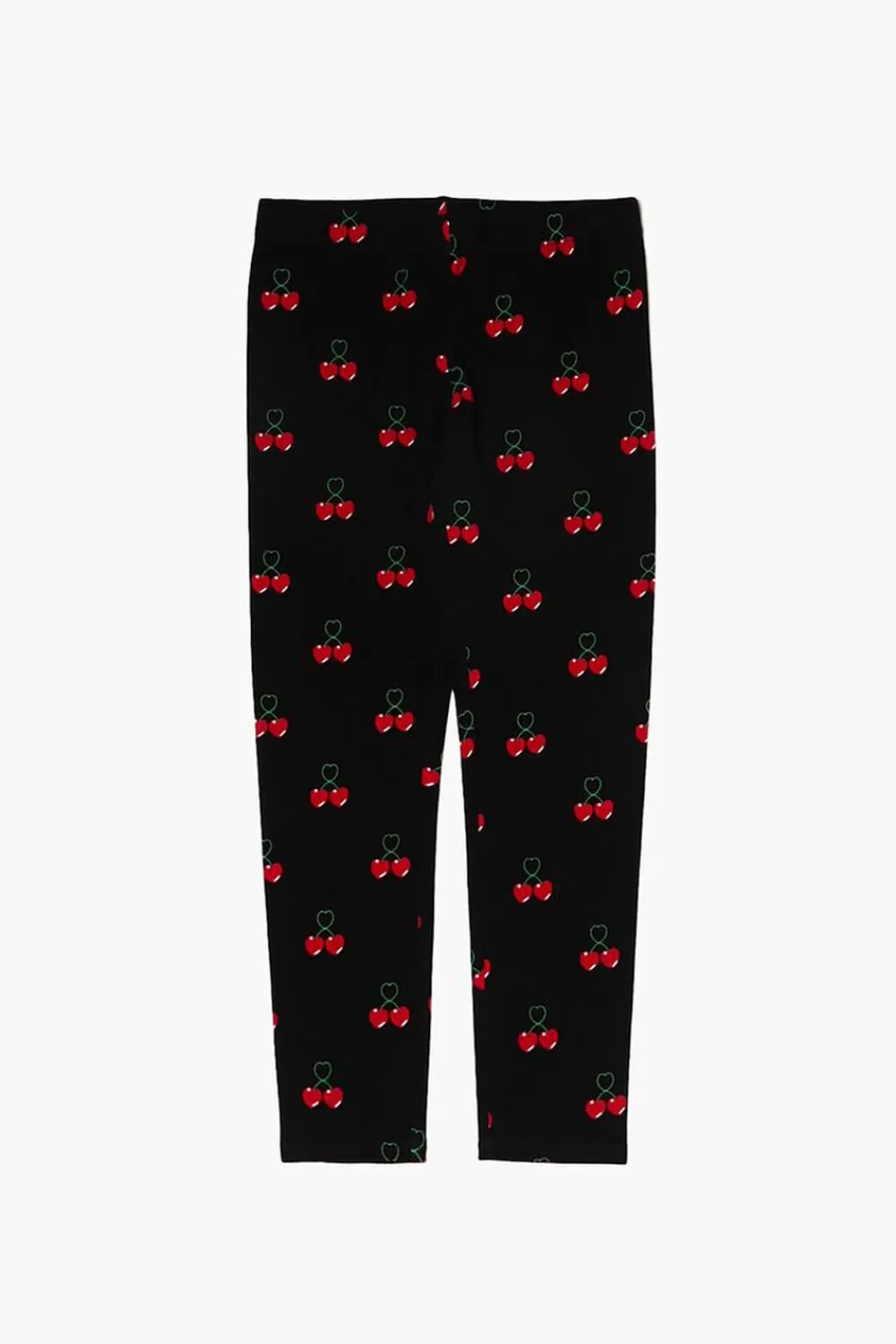 Bottoms>Forever 21 Girls Cherry Print Leggings (Kids) Black/Multi