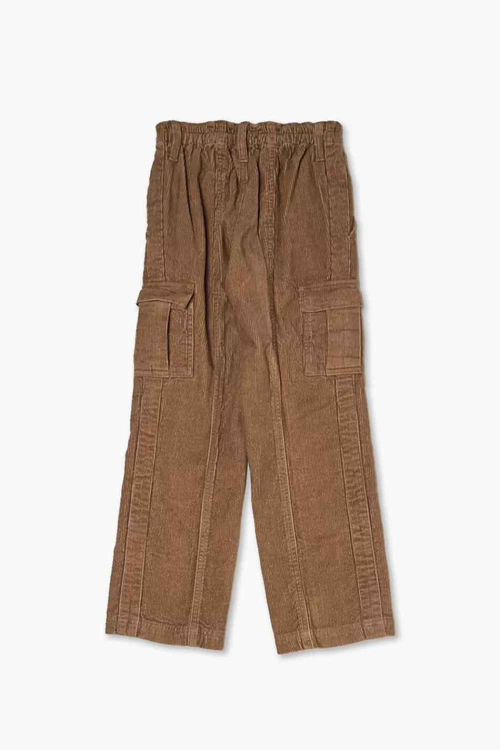 Bottoms>Forever 21 Girls Corduroy Cargo Pants (Kids) Brown