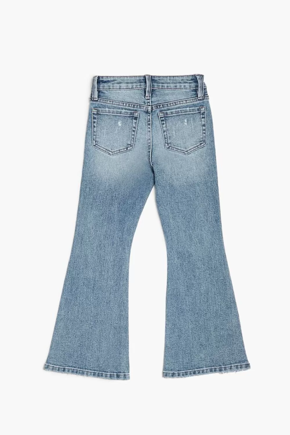 Bottoms>Forever 21 Girls Distressed Flare Jeans (Kids) Medium Denim