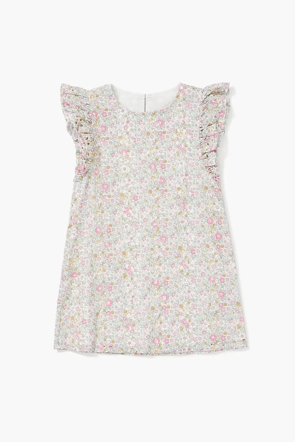 Dresses + Rompers>Forever 21 Girls Ditsy Floral Dress (Kids) Light Blue/Multi