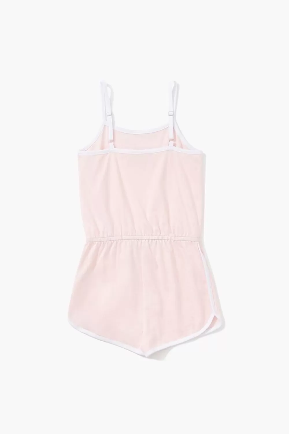 Dresses + Rompers>Forever 21 Girls Drawstring Romper (Kids) Light Pink/White