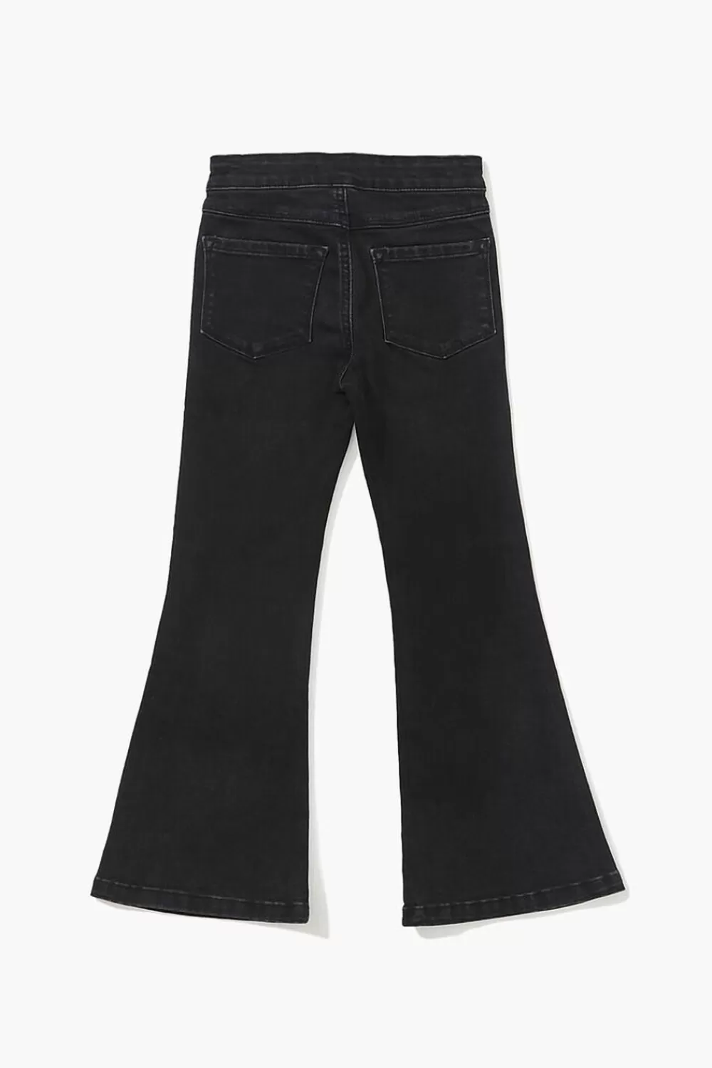 Bottoms>Forever 21 Girls Flare-Leg Jeans (Kids) Washed Black