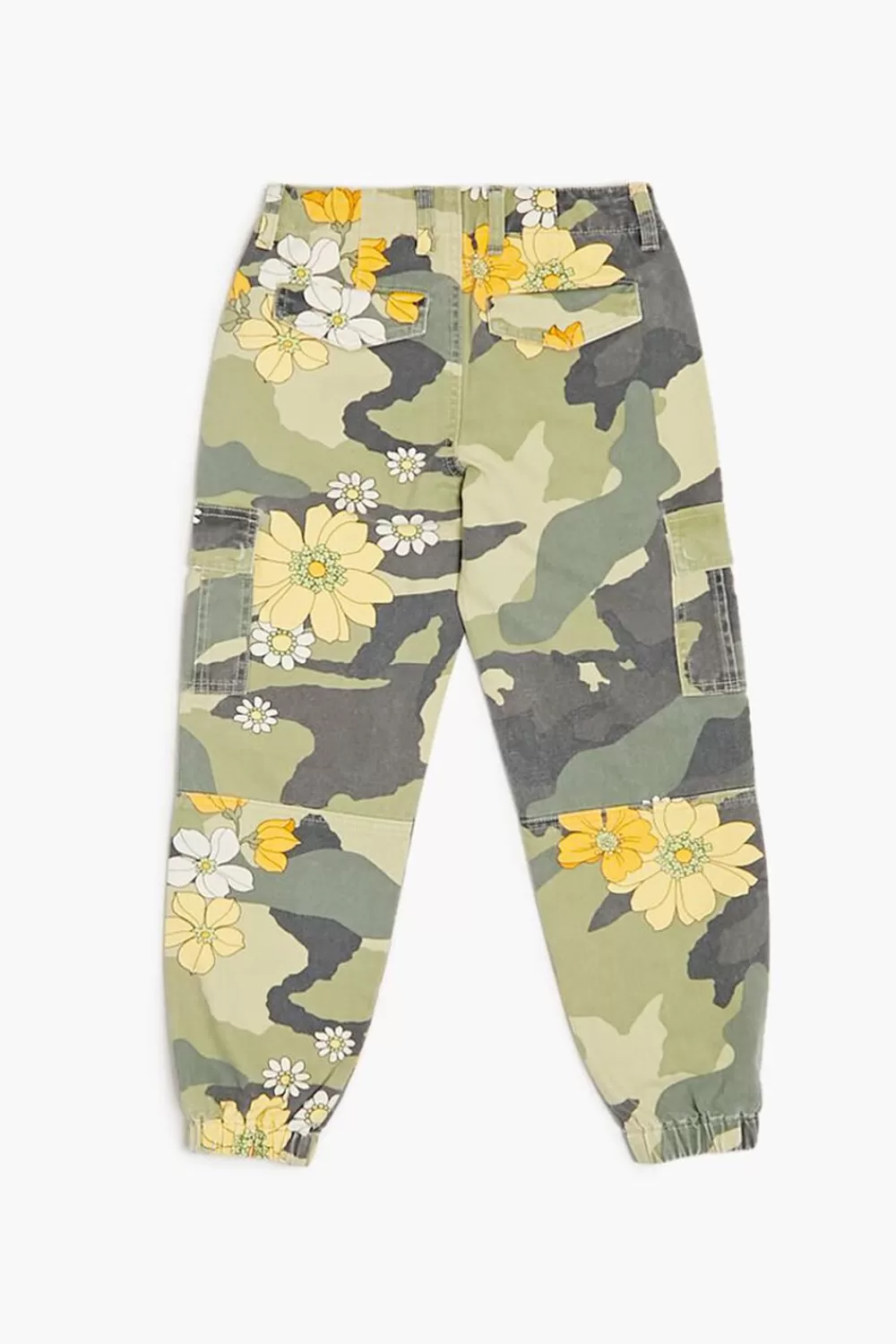 Bottoms>Forever 21 Girls Floral Camo Joggers (Kids) Green/Multi