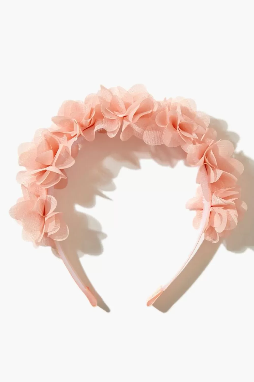 Accessories>Forever 21 Girls Floral Embellished Headband (Kids) Pink