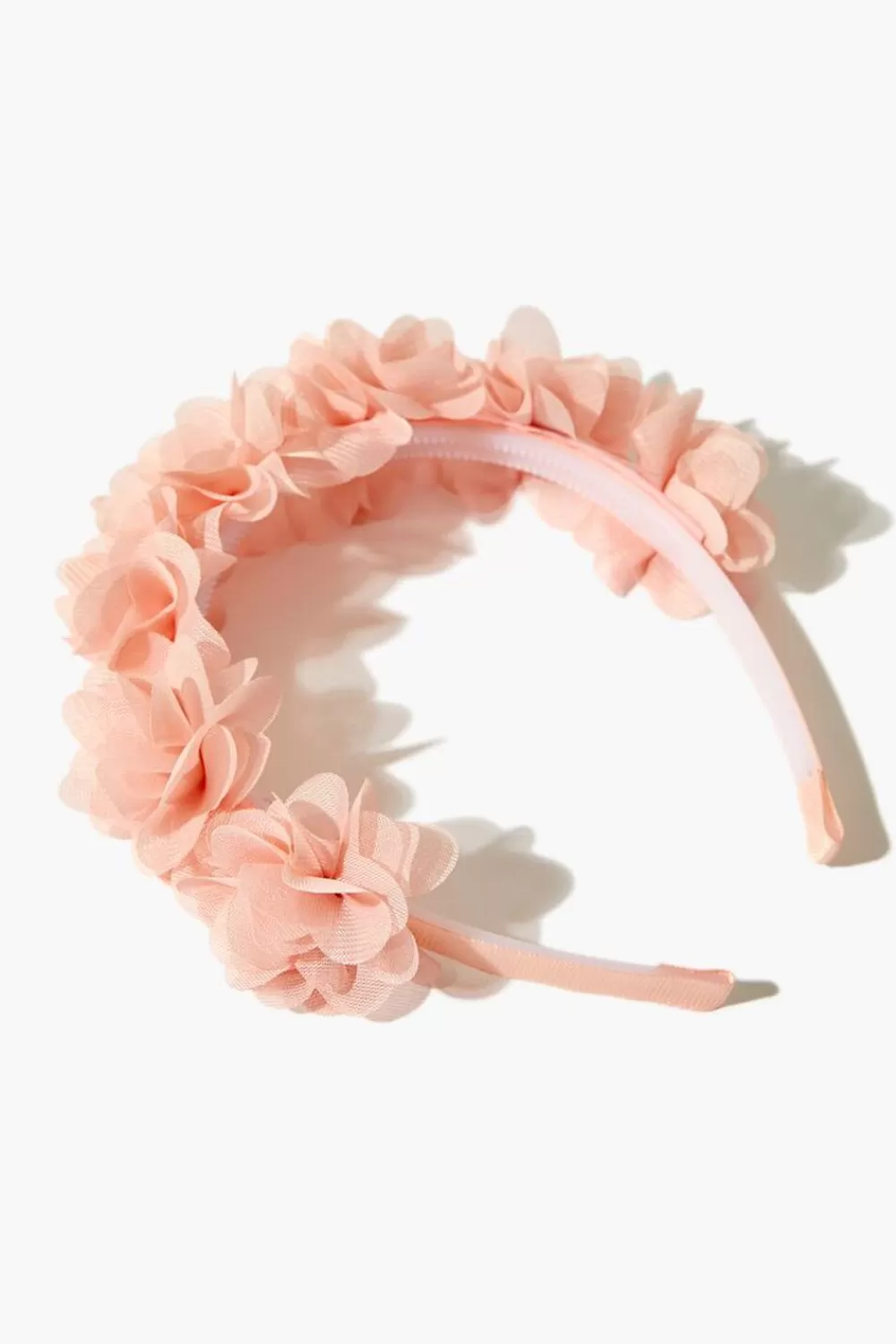 Accessories>Forever 21 Girls Floral Embellished Headband (Kids) Pink