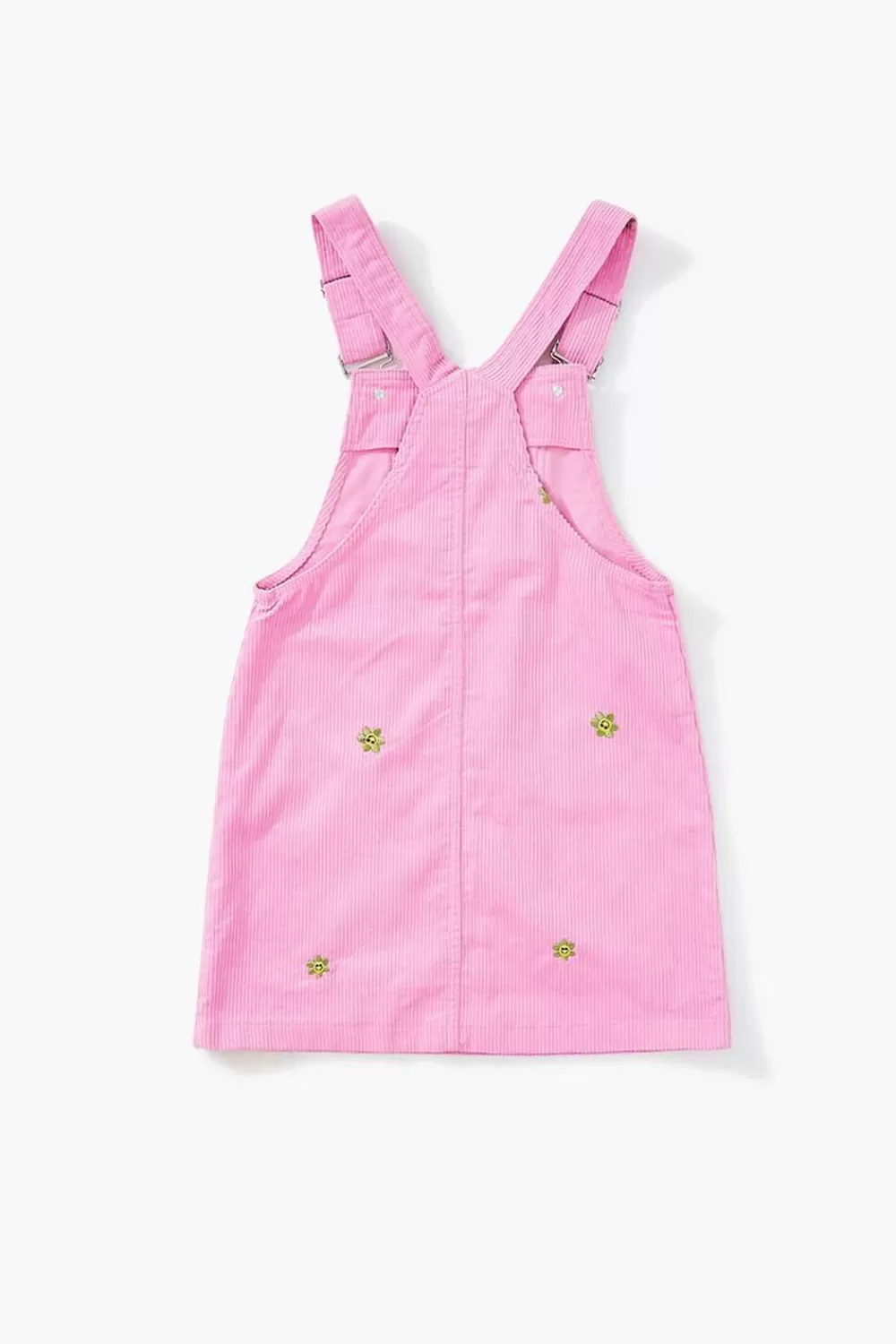 Dresses + Rompers>Forever 21 Girls Floral Overall Dress (Kids) Pink/Multi