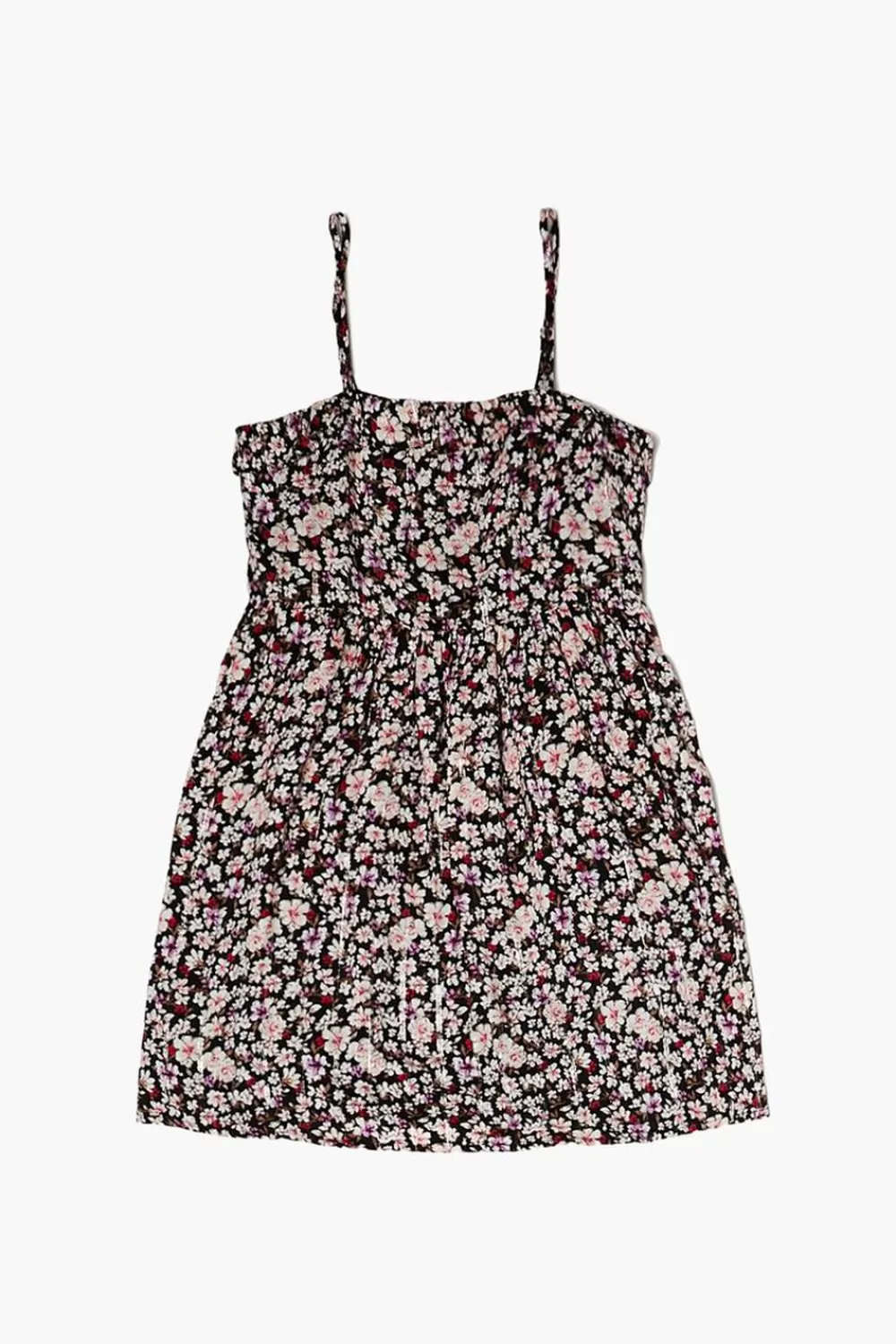 Dresses + Rompers>Forever 21 Girls Floral Print Cami Dress (Kids) Black/Multi