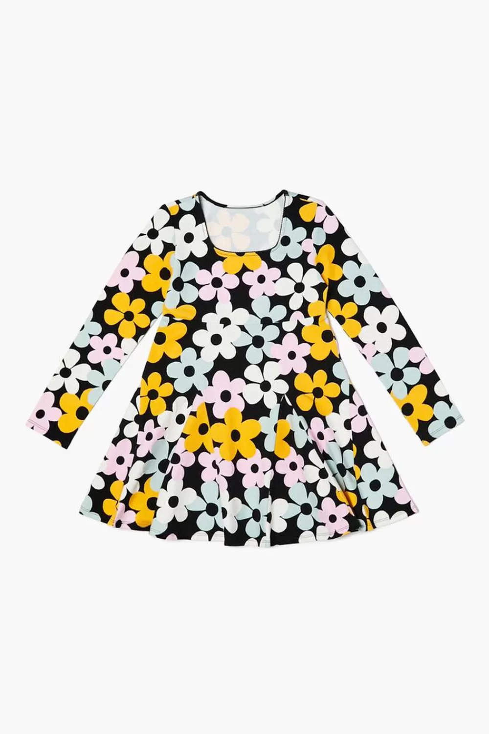 Dresses + Rompers>Forever 21 Girls Floral Print Dress (Kids) Black/Multi