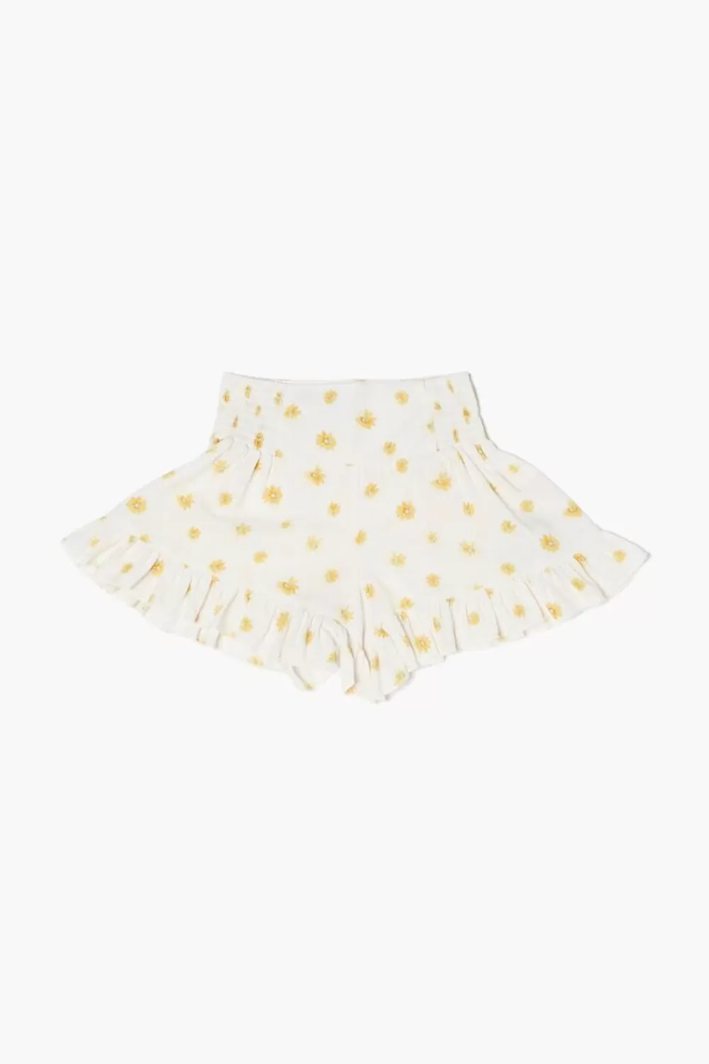 Bottoms>Forever 21 Girls Floral Print Shorts (Kids) Cream/Multi