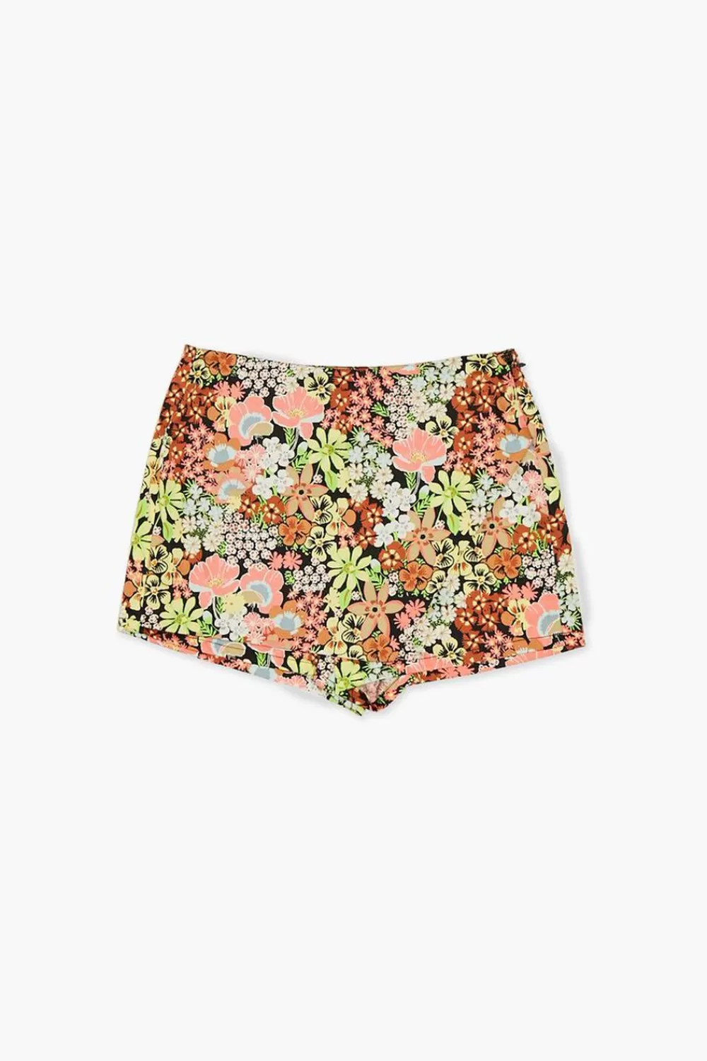 Bottoms>Forever 21 Girls Floral Print Shorts (Kids) Black/Multi