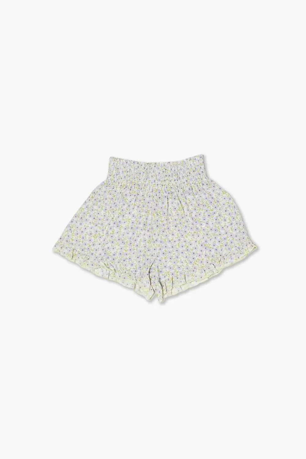 Bottoms>Forever 21 Girls Floral Print Shorts (Kids) Cream/Multi