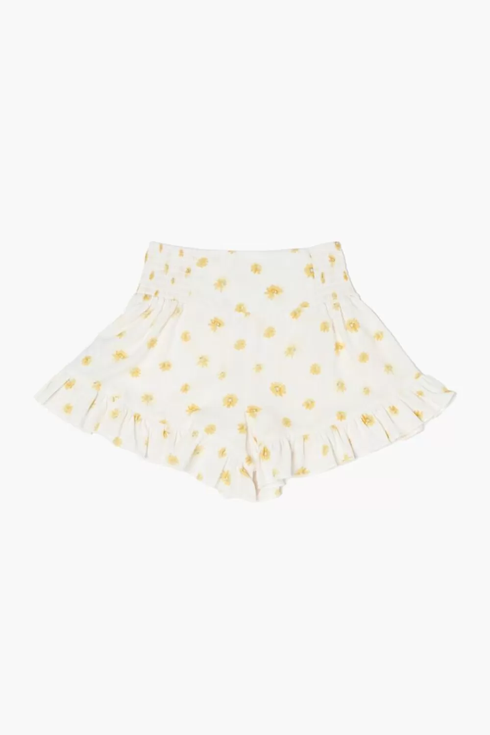 Bottoms>Forever 21 Girls Floral Print Shorts (Kids) Cream/Multi