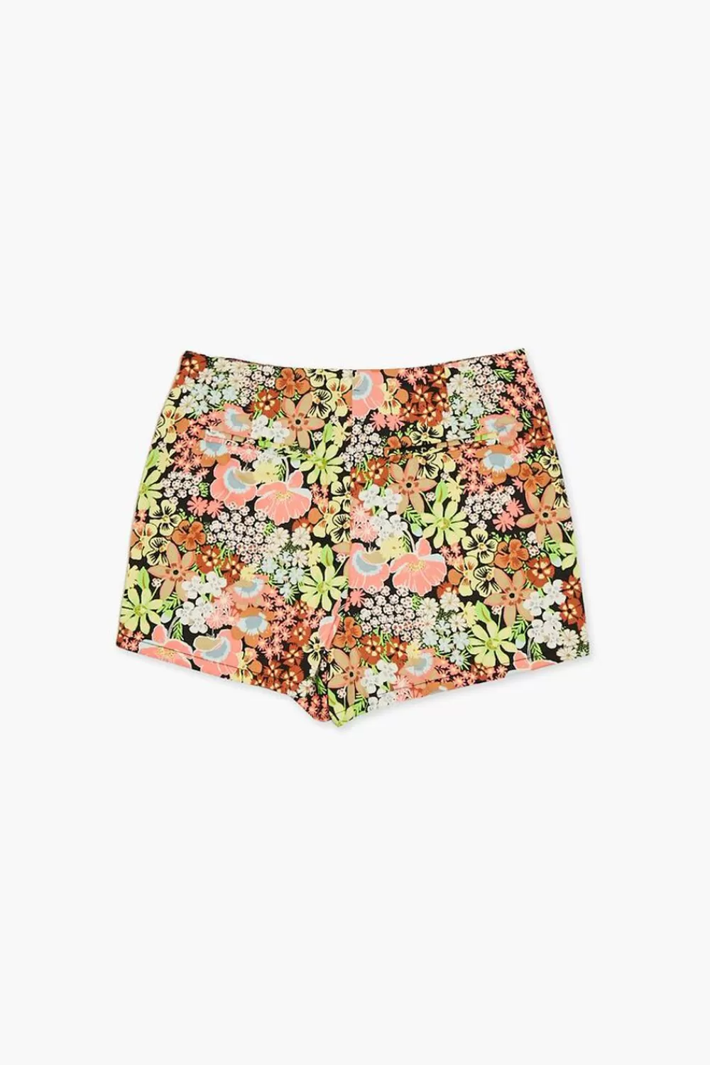 Bottoms>Forever 21 Girls Floral Print Shorts (Kids) Black/Multi