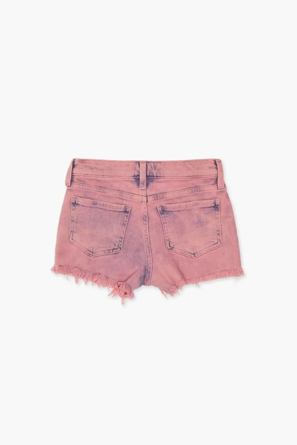 Bottoms>Forever 21 Girls Frayed Denim Shorts (Kids) Pink