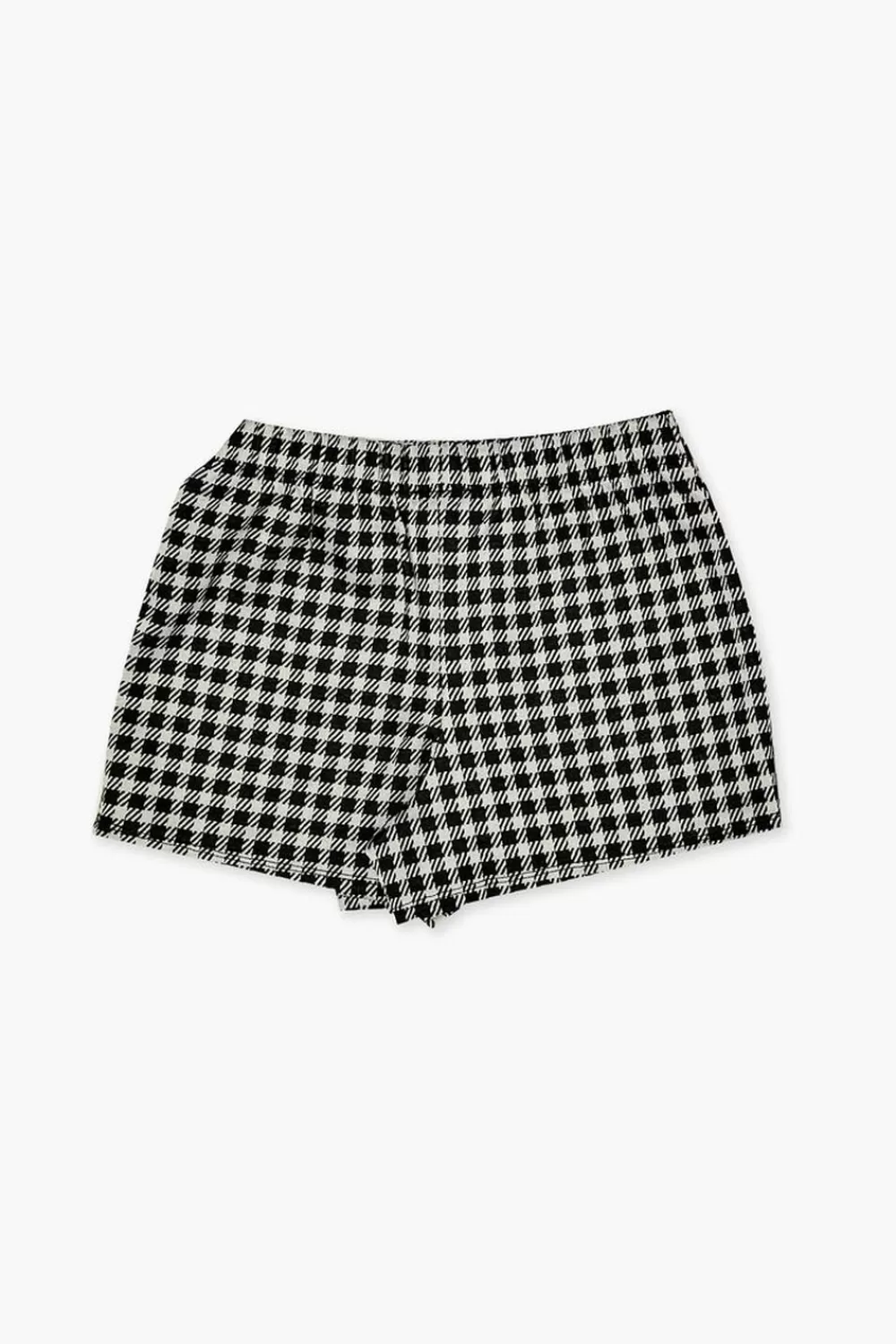 Bottoms>Forever 21 Girls Gingham Self-Tie Skort (Kids) Black/White