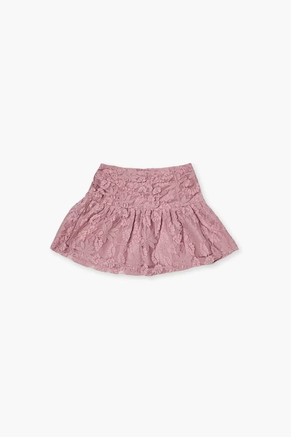 Bottoms>Forever 21 Girls Lace Drop-Waist Skirt (Kids) Mauve