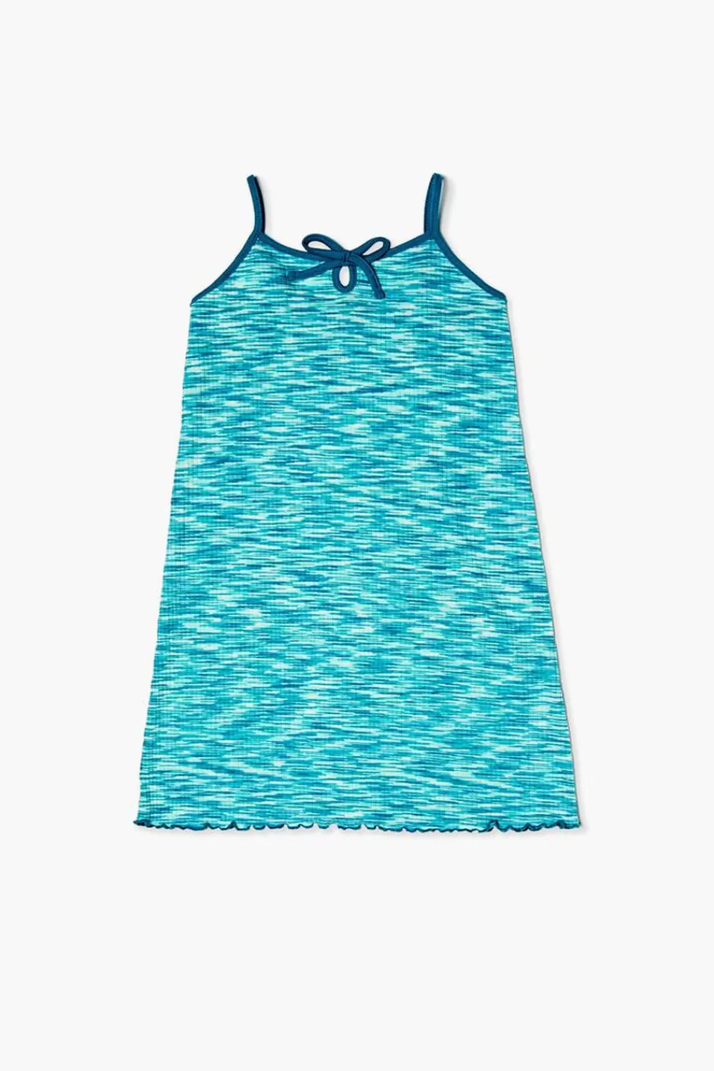 Dresses + Rompers>Forever 21 Girls Lettuce-Edge Cami Dress (Kids) Green/Multi
