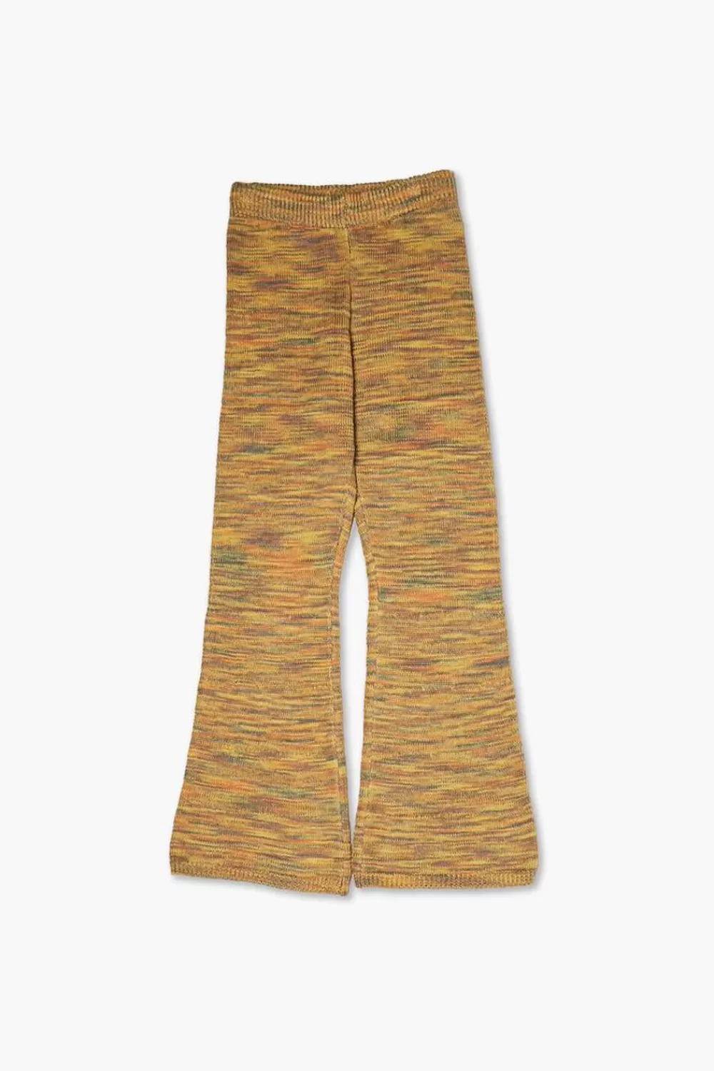 Bottoms>Forever 21 Girls Marled Sweater-Knit Pants (Kids) Orange/Multi