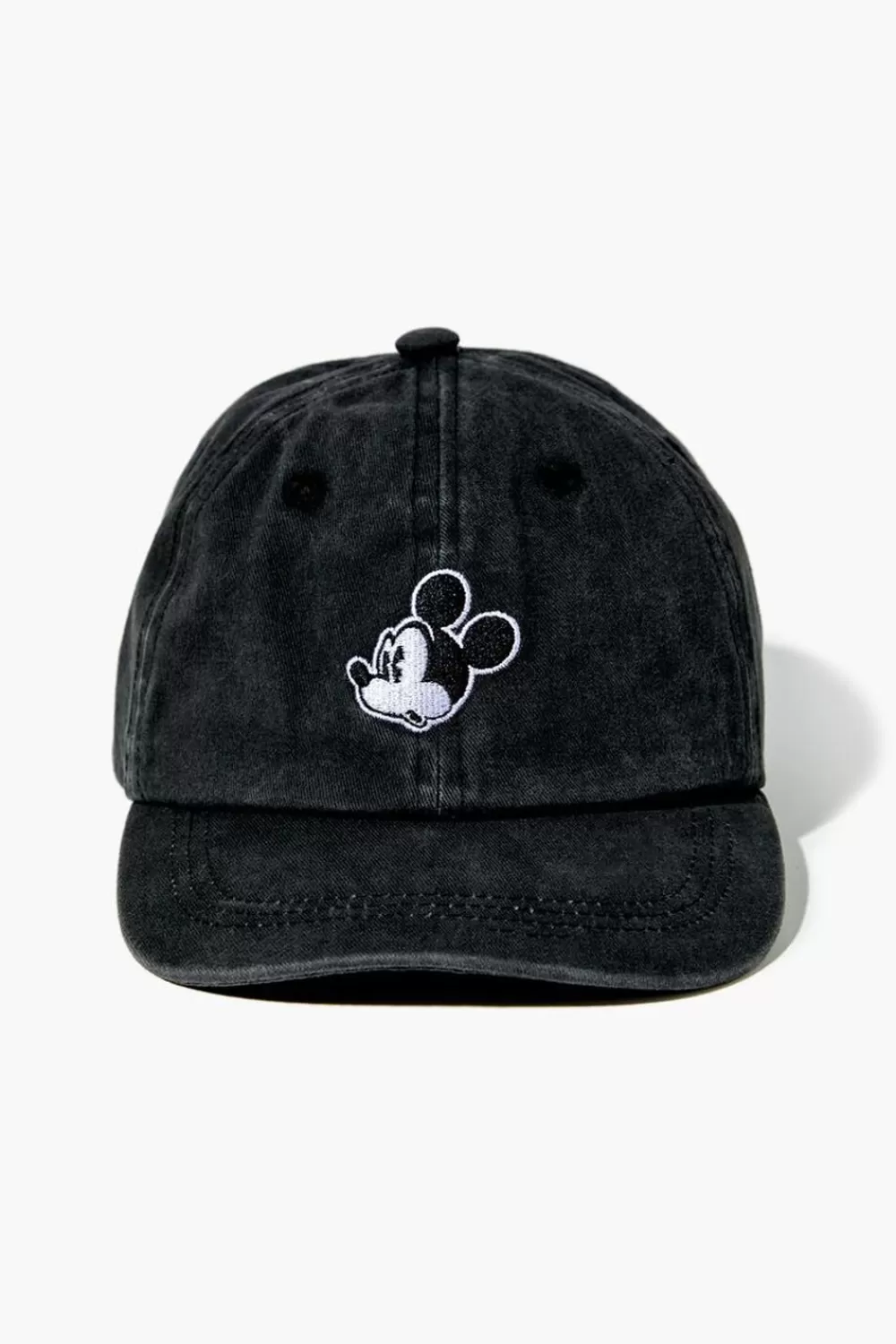 Accessories>Forever 21 Girls Mickey Mouse Baseball Cap (Kids) Black/Multi