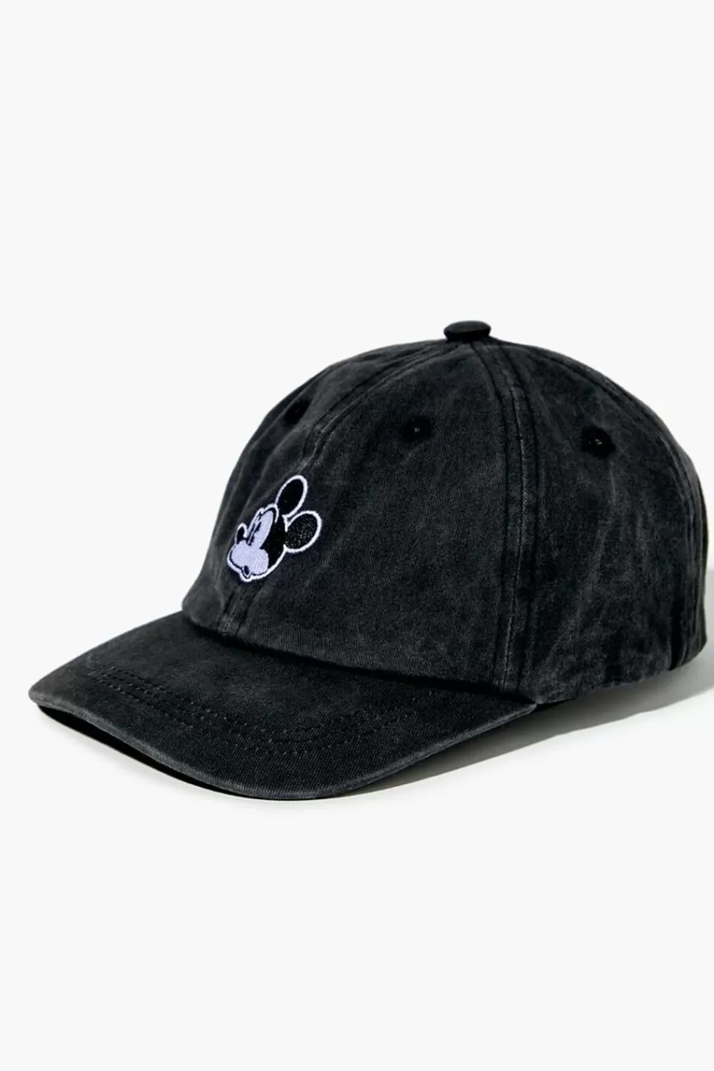 Accessories>Forever 21 Girls Mickey Mouse Baseball Cap (Kids) Black/Multi