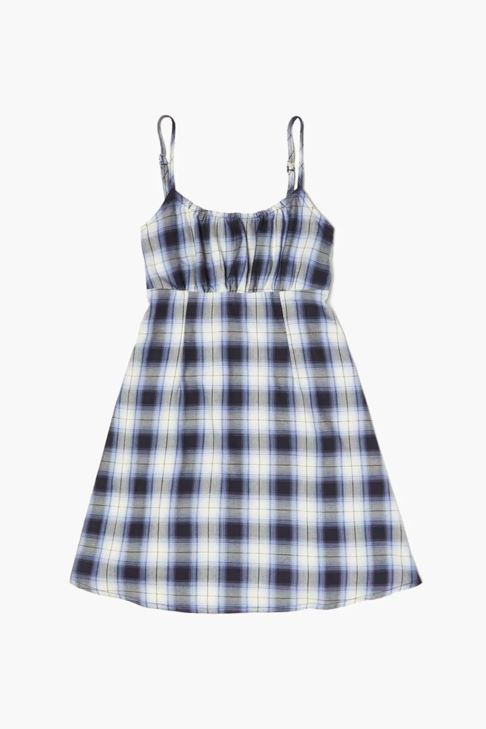 Dresses + Rompers>Forever 21 Girls Plaid Cami Dress (Kids) Navy/Multi