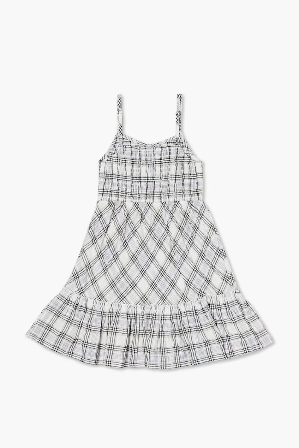 Dresses + Rompers>Forever 21 Girls Plaid Cami Dress (Kids) Cream/Multi