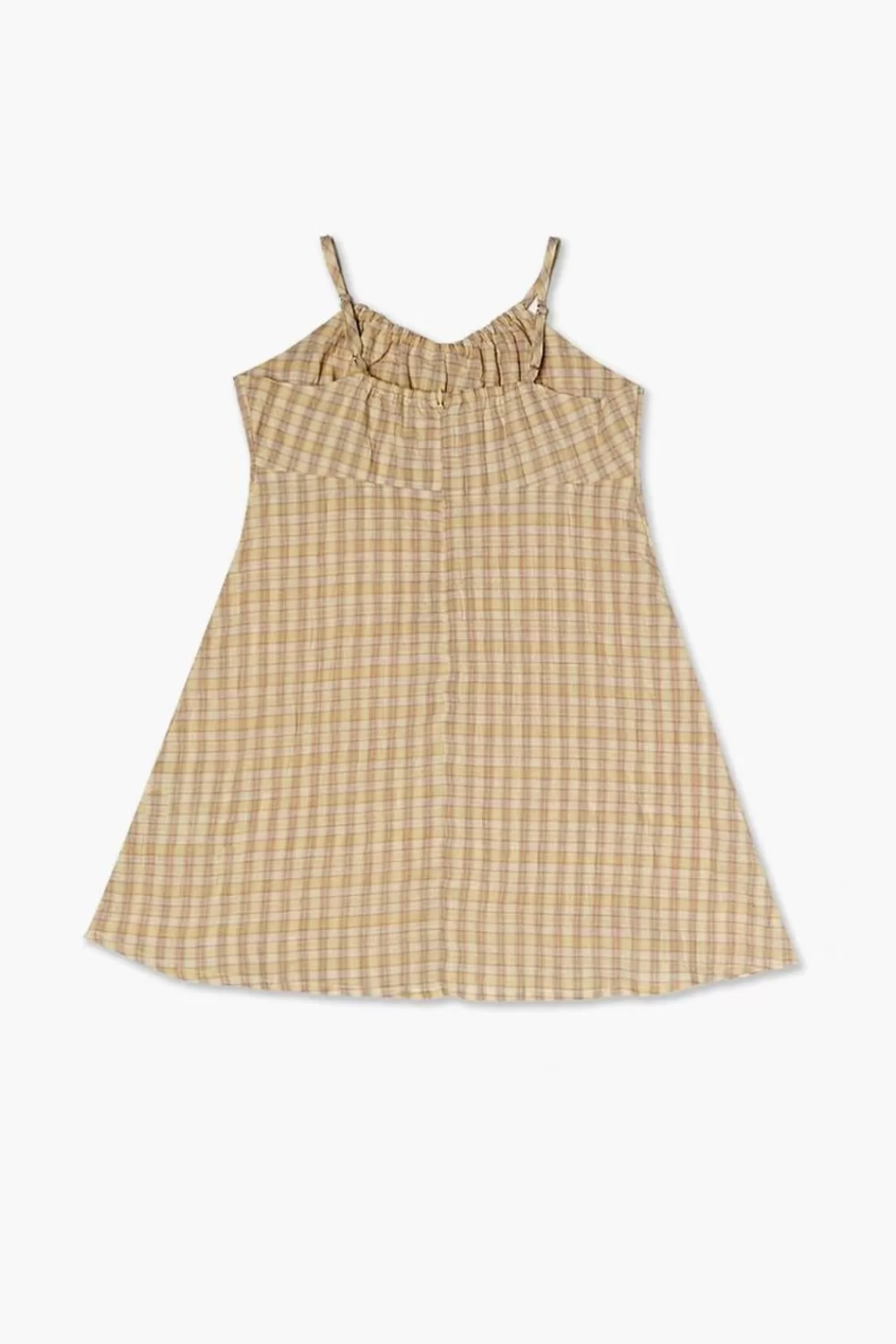 Dresses + Rompers>Forever 21 Girls Plaid Cami Dress (Kids) Cream/Multi