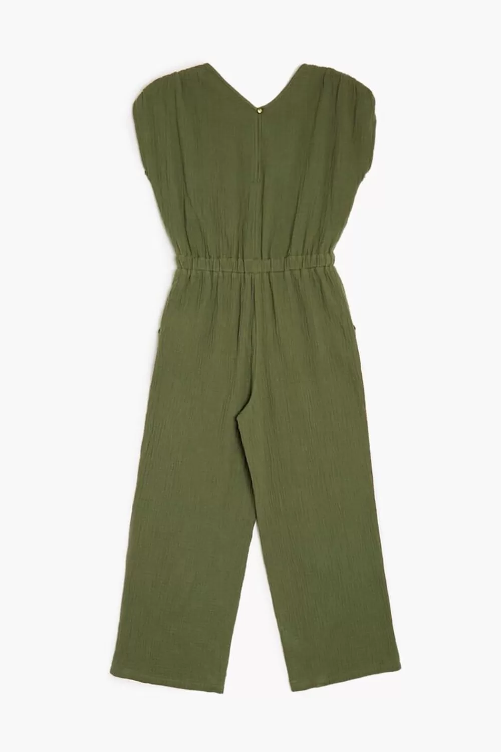 Dresses + Rompers>Forever 21 Girls Sleeveless Jumpsuit (Kids) Olive