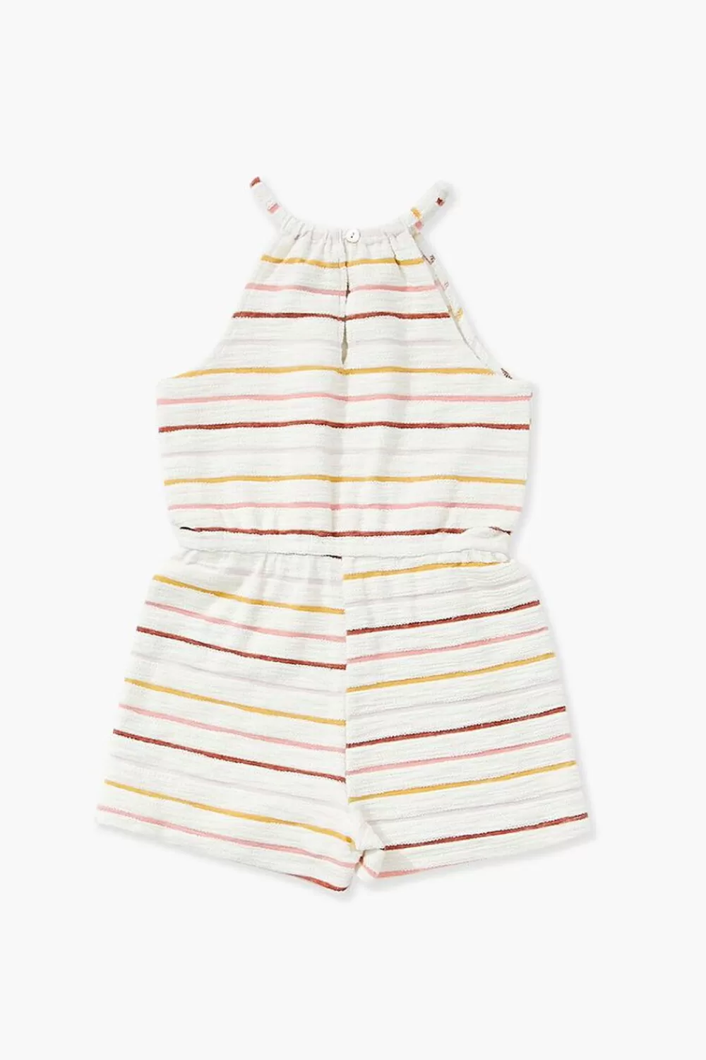 Dresses + Rompers>Forever 21 Girls Striped Romper (Kids) Beige/Multi