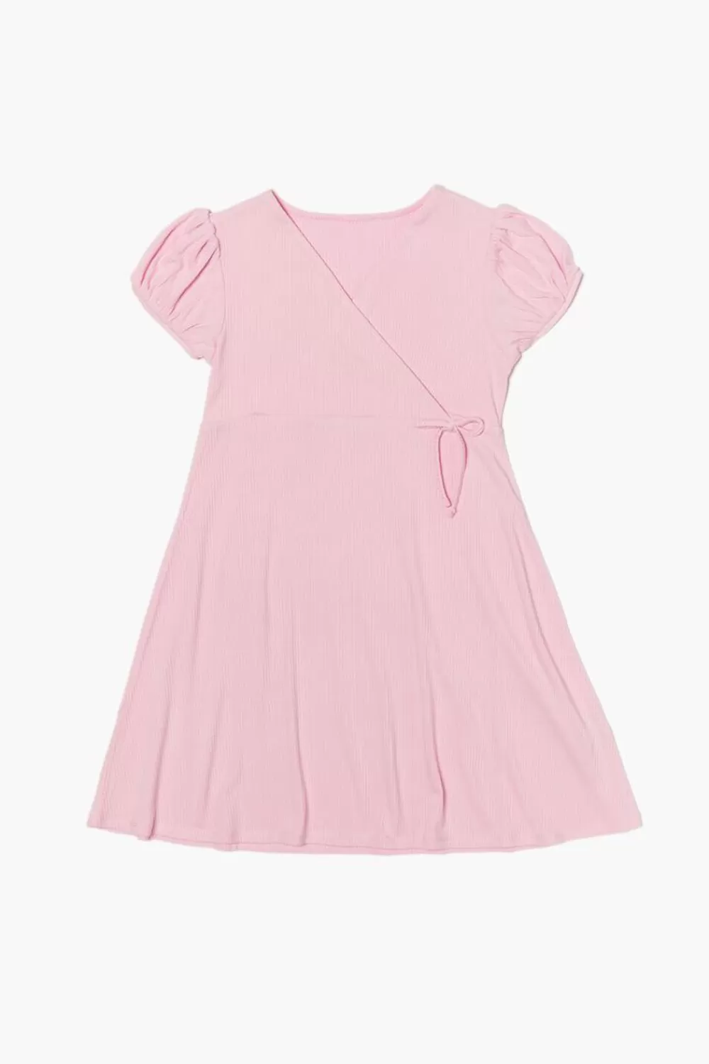 Dresses + Rompers>Forever 21 Girls Surplice Dress (Kids) Bubble Gum