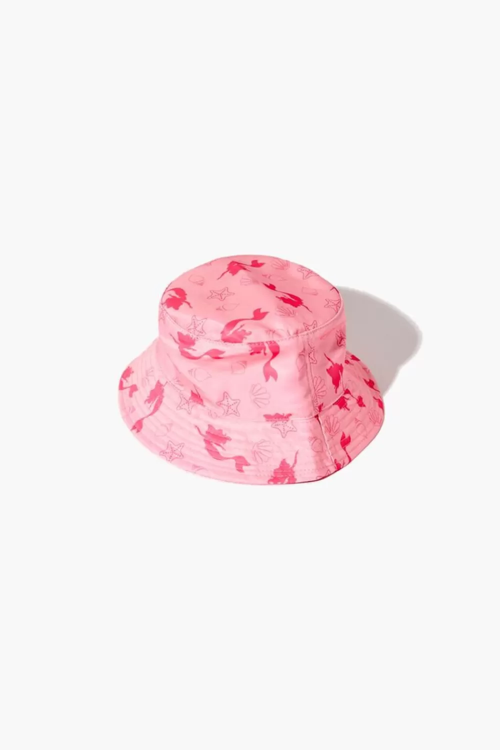 Accessories>Forever 21 Girls The Little Mermaid Bucket Hat (Kids) Pink/Multi