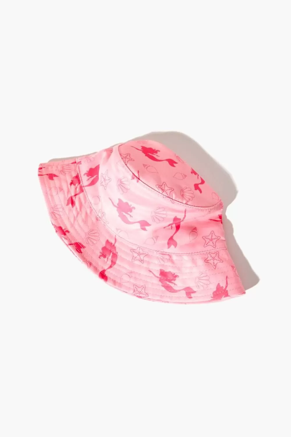 Accessories>Forever 21 Girls The Little Mermaid Bucket Hat (Kids) Pink/Multi