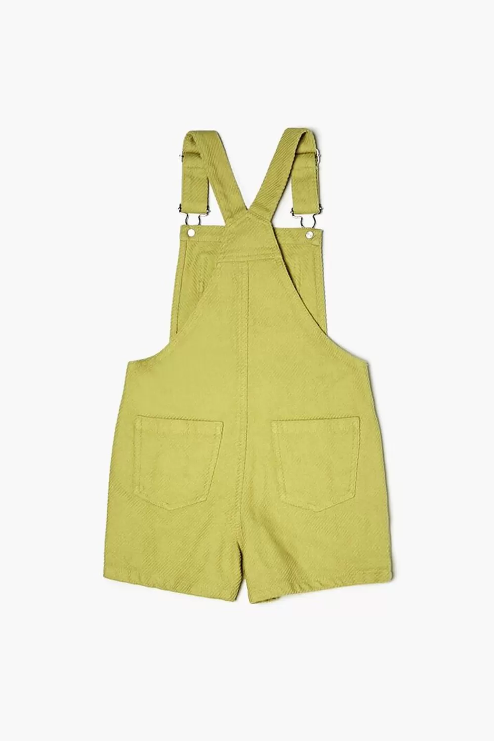 Dresses + Rompers>Forever 21 Girls Twill Overall Shorts (Kids) Green
