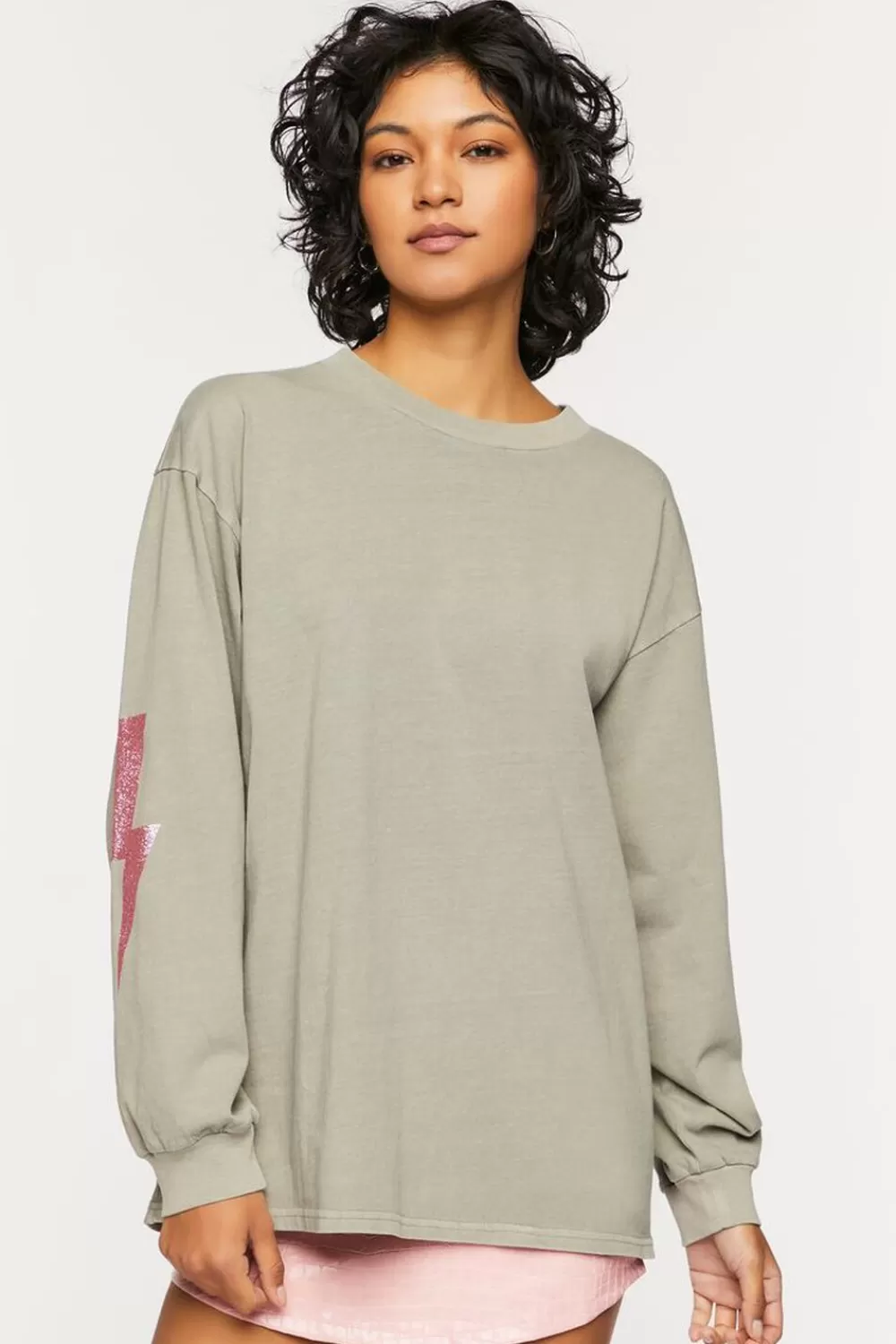 Forever 21 Glitter Bad Gal Graphic Tee | Women Tops