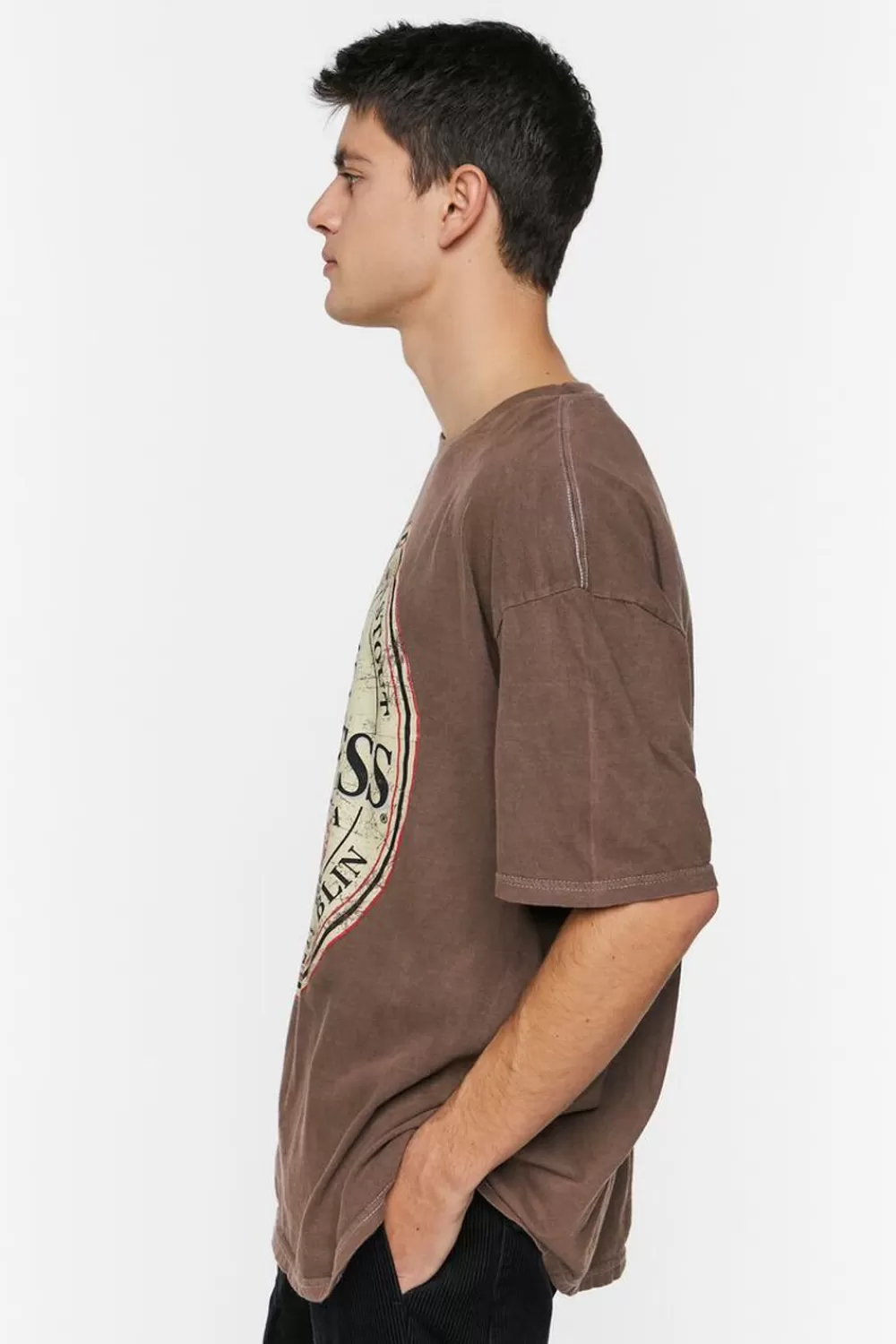 Graphic Tees>Forever 21 Guinness Graphic Tee Cocoa/Multi
