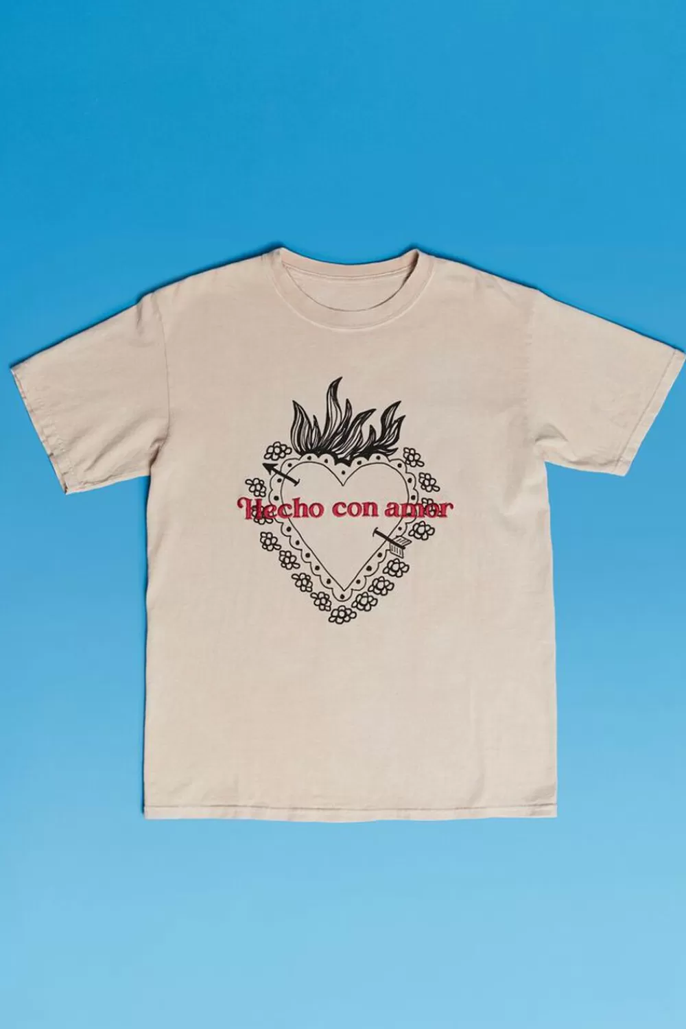 Forever 21 Hecho Con Amor Embroidered Tee | Women Tops