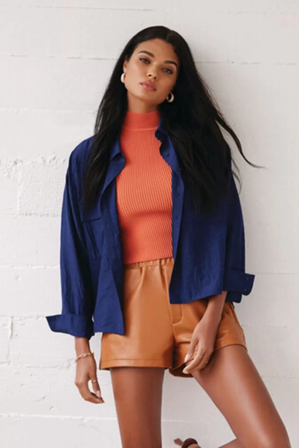 Forever 21 High-Low Buttoned Shirt | Women Tops