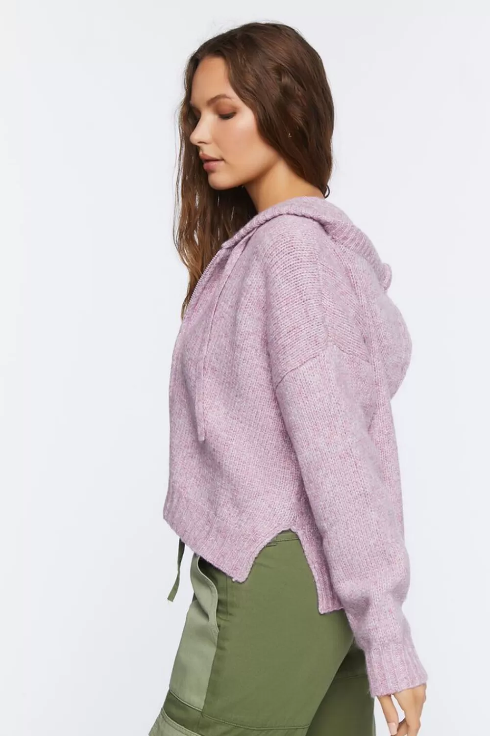 Forever 21 Hooded Zip-Up Sweater | Women Tops